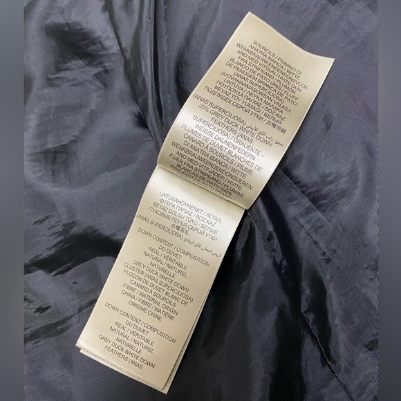 BURBERRY DOWN COAT JACKET PARKA BLACK XS - Picture 11 of 16